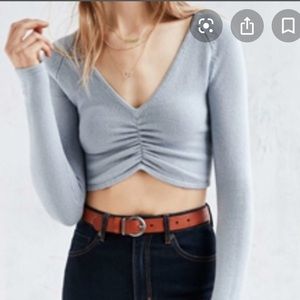 Kimchi Blue Black Crop